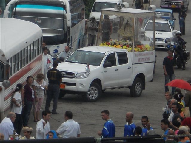 La imagen de la Virgen en Marianao